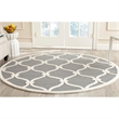 Safavieh Cambridge 6' Round Hand Tufted Wool Rug