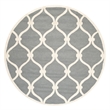 Safavieh Cambridge 6' Round Hand Tufted Wool Rug