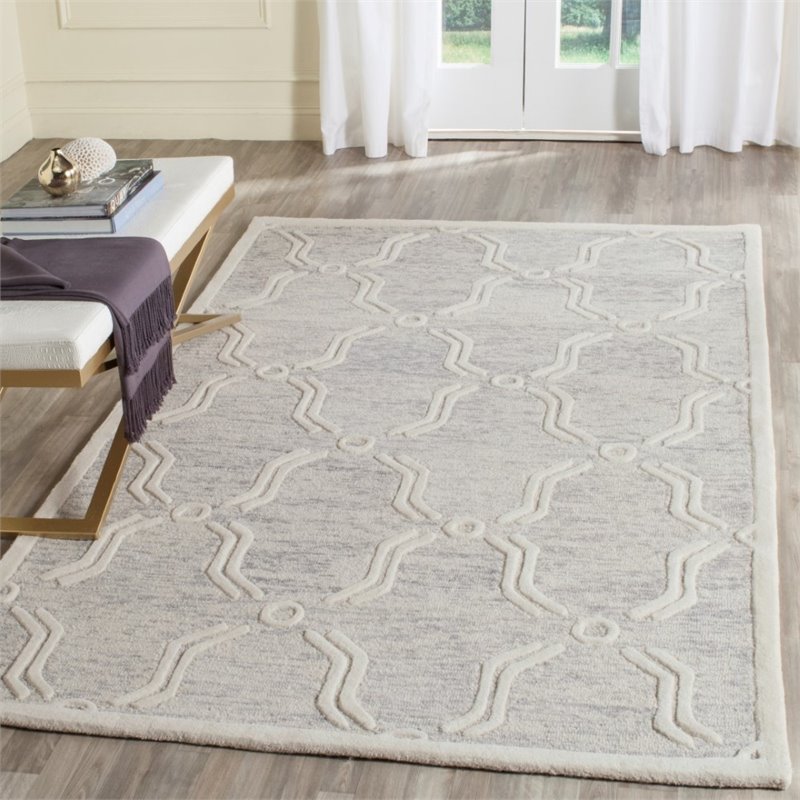 Safavieh Cambridge 6' Square Hand Tufted Wool Rug