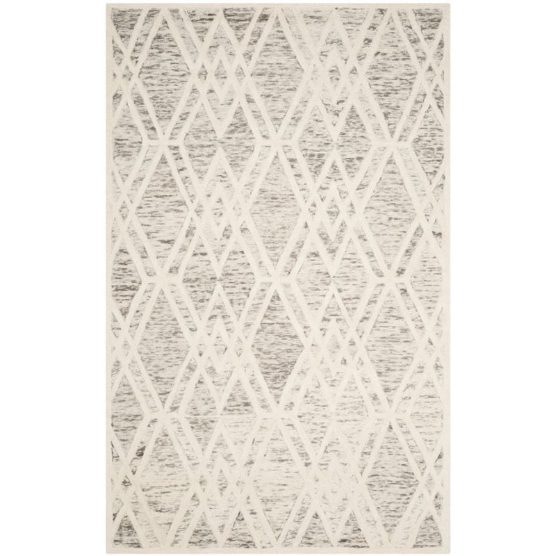 safavieh cambridge 5' x 8' hand tufted wool rug