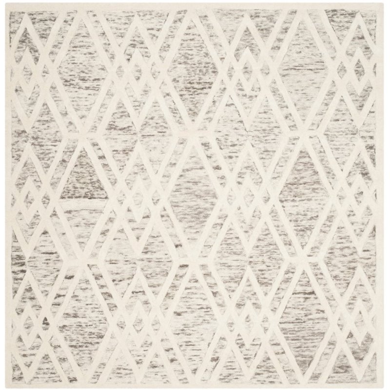 Safavieh Cambridge 6' Square Hand Tufted Wool Rug