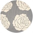 Safavieh Cambridge 5' X 8' Hand Tufted Wool Rug in Dark Gray and Ivory