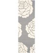 Safavieh Cambridge 6' X 9' Hand Tufted Wool Rug in Dark Gray and Ivory