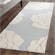 Safavieh Cambridge 2' X 3' Hand Tufted Wool Rug in Gray and Ivory