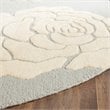 Safavieh Cambridge 2' X 3' Hand Tufted Wool Rug in Gray and Ivory