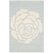 Safavieh Cambridge 4' X 6' Hand Tufted Wool Rug in Gray and Ivory