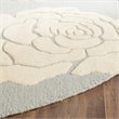Safavieh Cambridge 6' X 9' Hand Tufted Wool Rug in Gray and Ivory