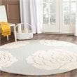 Safavieh Cambridge 8' X 10' Hand Tufted Wool Rug in Gray and Ivory