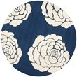 Safavieh Cambridge 6' Round Hand Tufted Wool Rug