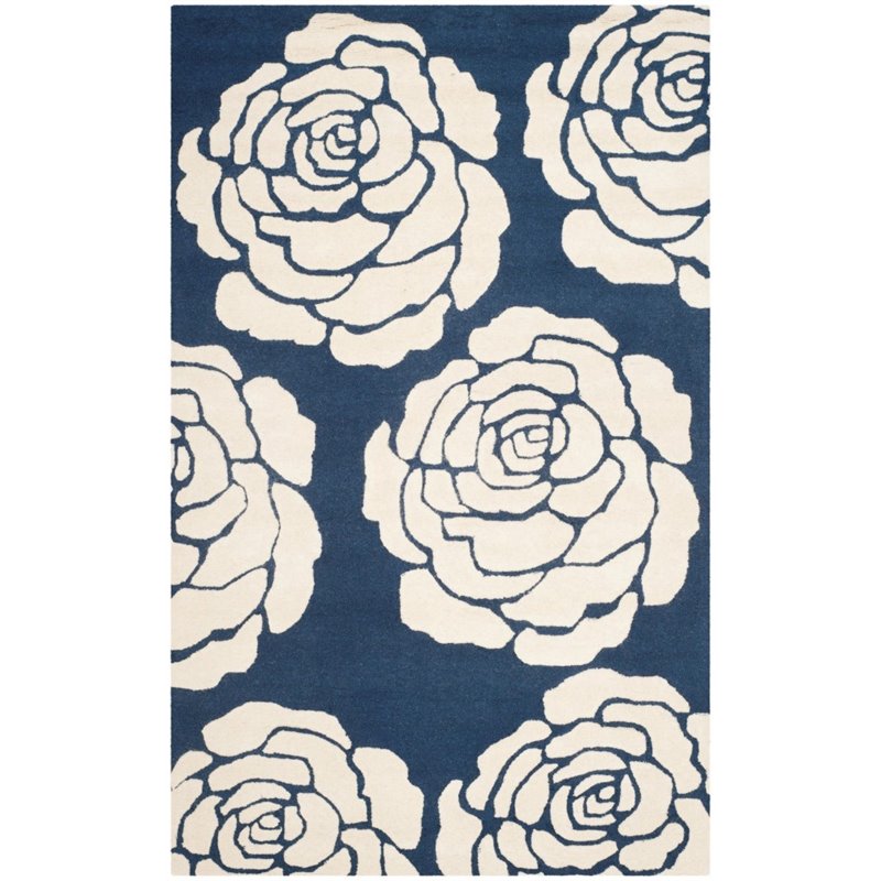 Safavieh Cambridge 6' Square Hand Tufted Wool Rug