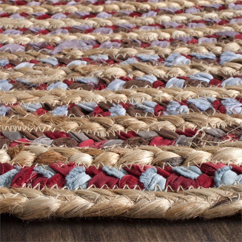 Safavieh Cape Cod 6' X 9' Oval Handmade Jute Rug in Natural