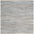 Safavieh Cape Cod 8' Square Handmade Jute Rug in Natural and Blue