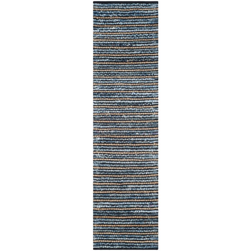 Safavieh Cape Cod 4' X 6' Hand Woven Rug in Blue and Natural