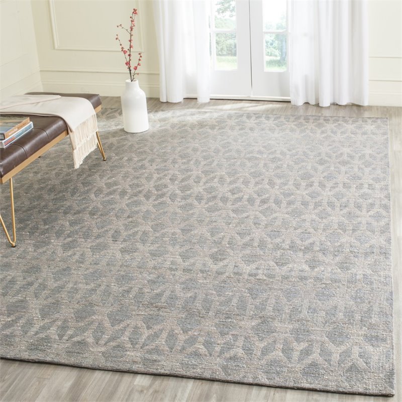 Safavieh Cape Cod 6' X 9' Hand Woven Rug in Gray and Gold