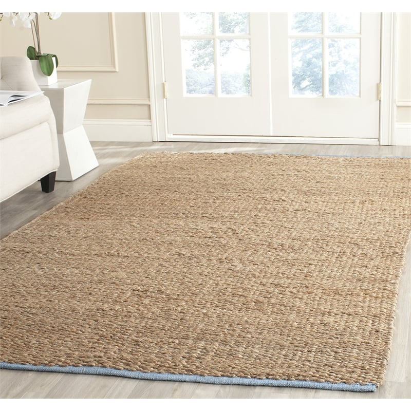 Safavieh Cape Cod 6' X 9' Hand Woven Jute and Cotton Rug in Gray