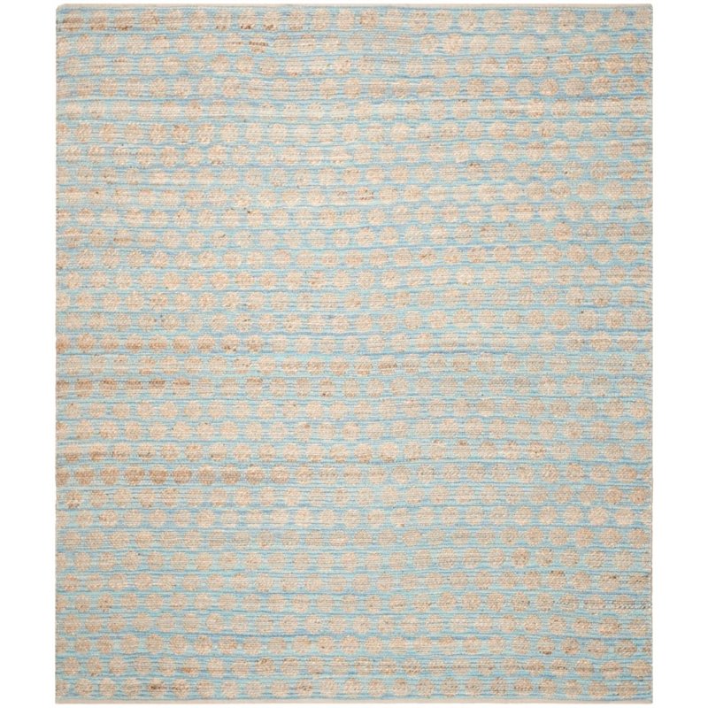 Safavieh Cape Cod 3' X 5' Hand Woven Rug in Blue and Natural
