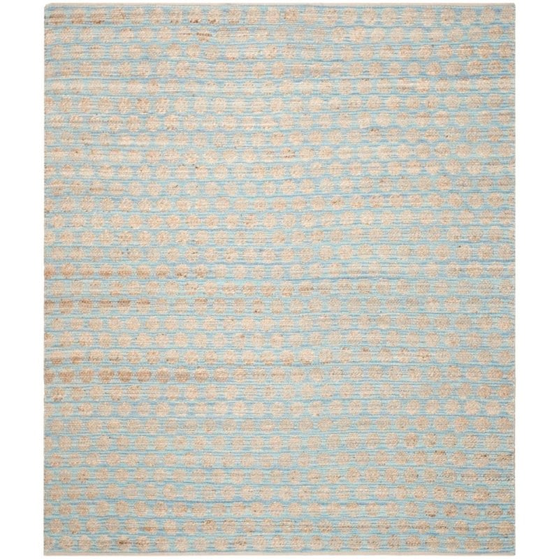 Safavieh Cape Cod 4' X 6' Hand Woven Rug in Blue and Natural