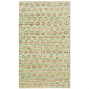 Safavieh Cape Cod 3' X 5' Hand Woven Rug in Green and Natural