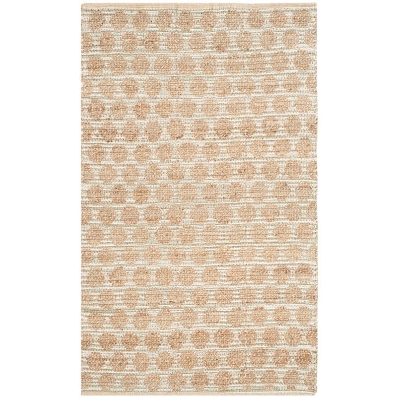 Safavieh Cape Cod 3' X 5' Hand Woven Rug in Gray and Natural