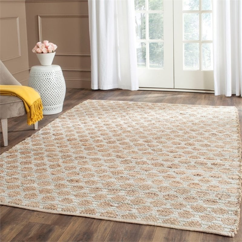 Safavieh Cape Cod 4' X 6' Hand Woven Rug in Gray and Natural