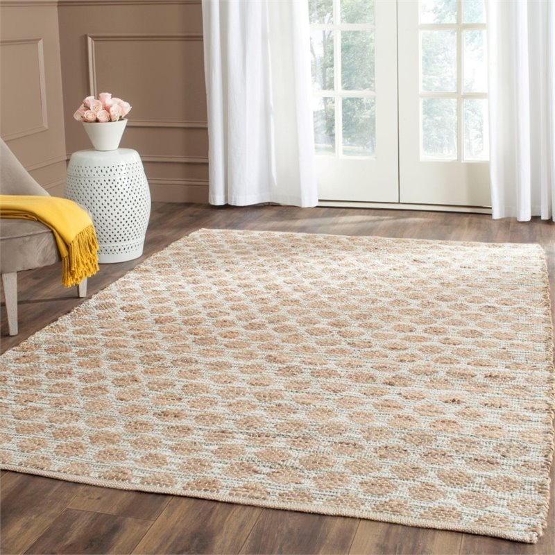 Safavieh Cape Cod 5' X 8' Hand Woven Rug in Gray and Natural