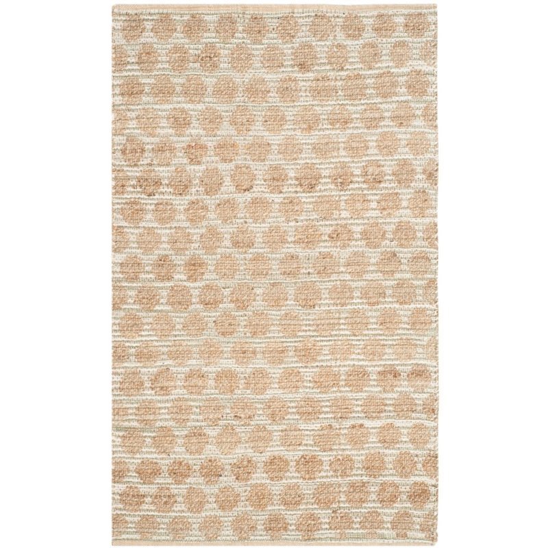 Safavieh Cape Cod 5' X 8' Hand Woven Rug in Gray and Natural