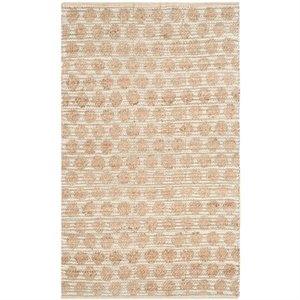 Safavieh Cape Cod 5' X 8' Hand Woven Rug in Gray and Natural