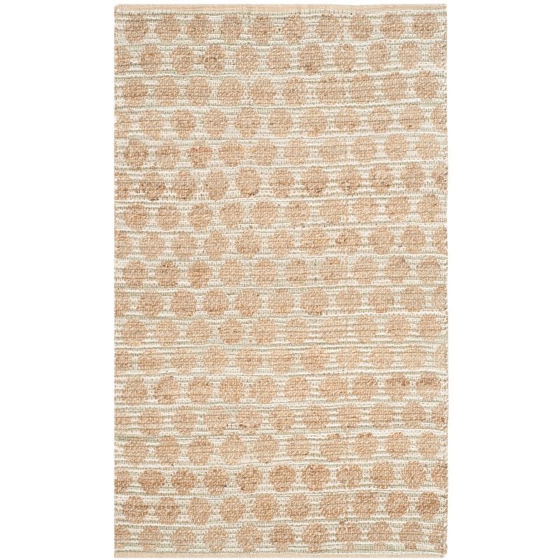 Safavieh Cape Cod 6' X 9' Hand Woven Rug in Gray and Natural