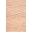 Safavieh Cape Cod 4' X 6' Hand Woven Rug in Orange and Natural