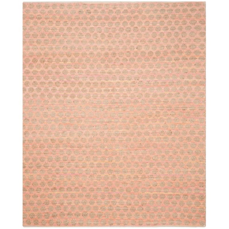 Safavieh Cape Cod 8' X 10' Hand Woven Rug in Orange and Natural