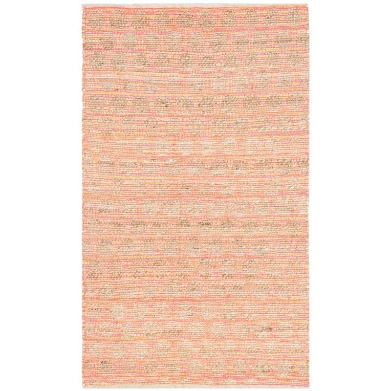 Safavieh Cape Cod 9' X 12' Hand Woven Rug in Orange and Natural