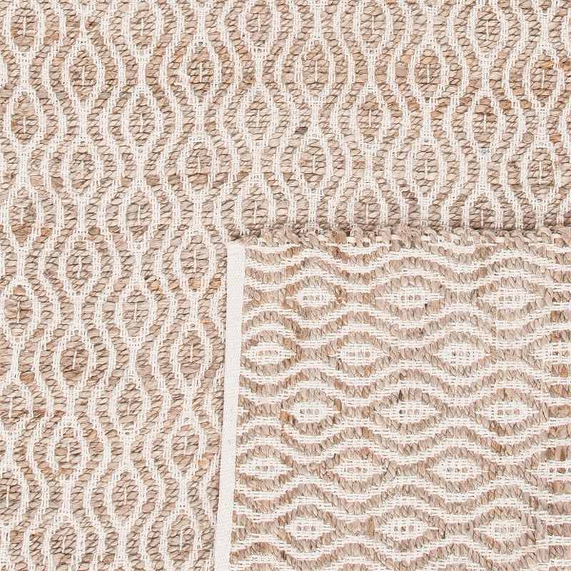 Safavieh Cape Cod 3' X 5' Hand Woven Jute and Cotton Rug in Natural