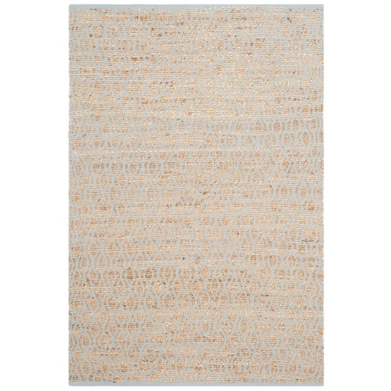 Safavieh Cape Cod 4' X 6' Hand Woven Rug in Silver and Natural
