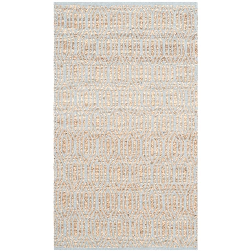 Safavieh Cape Cod 4' X 6' Hand Woven Rug in Silver and Natural
