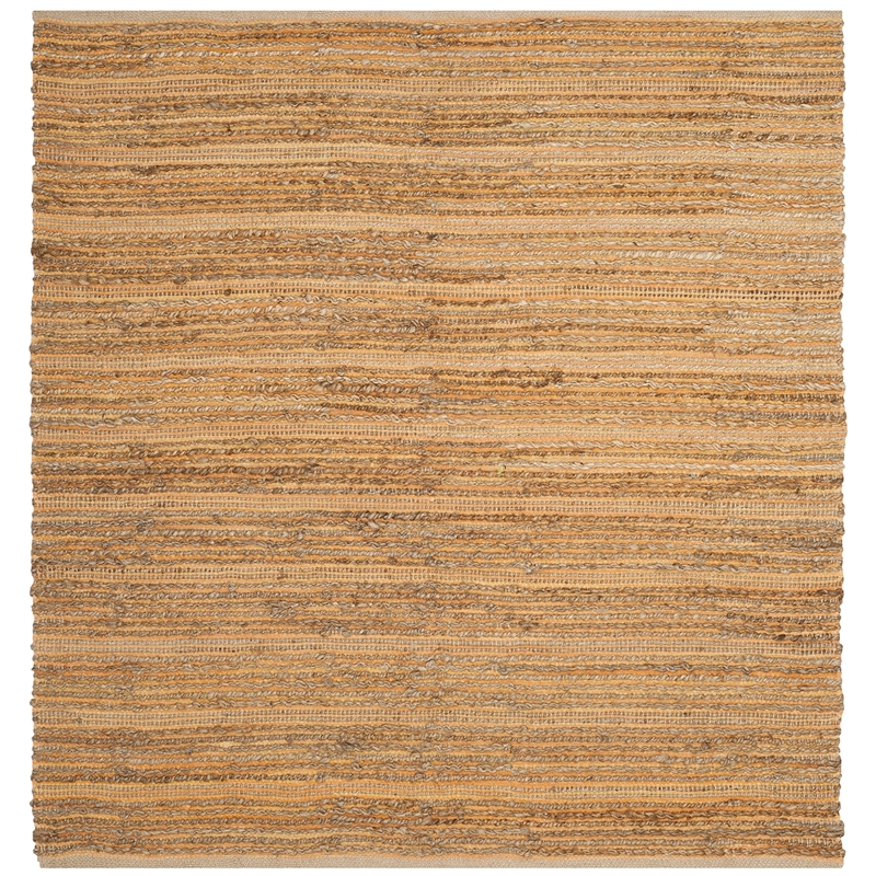 Safavieh Cape Cod 6' Square Hand Woven Rug in Orange