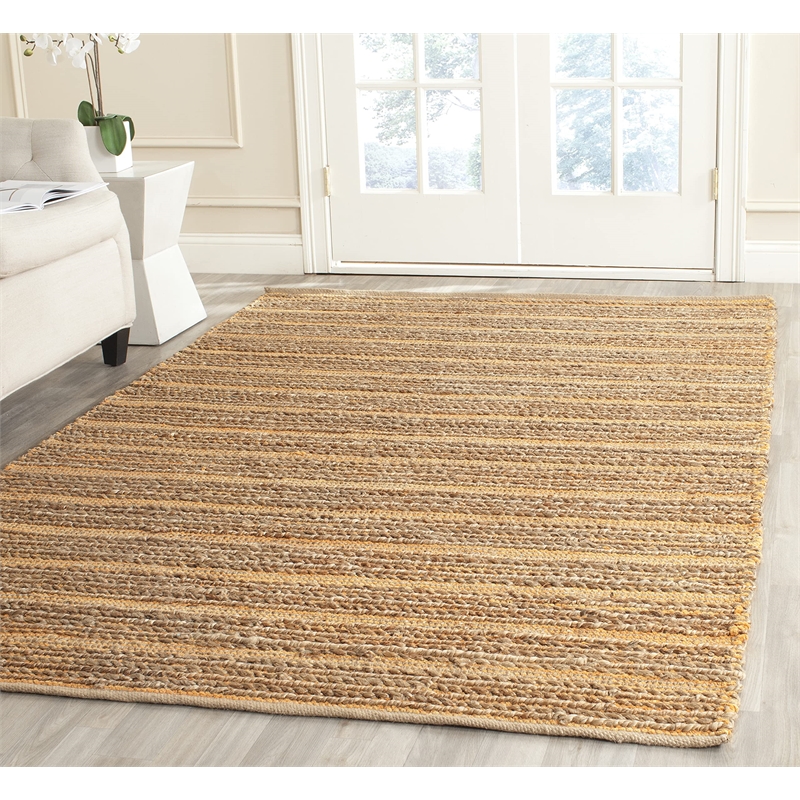 Safavieh Cape Cod 6' Square Hand Woven Rug in Orange