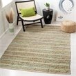Safavieh Cape Cod 6' Square Hand Woven Rug in Green
