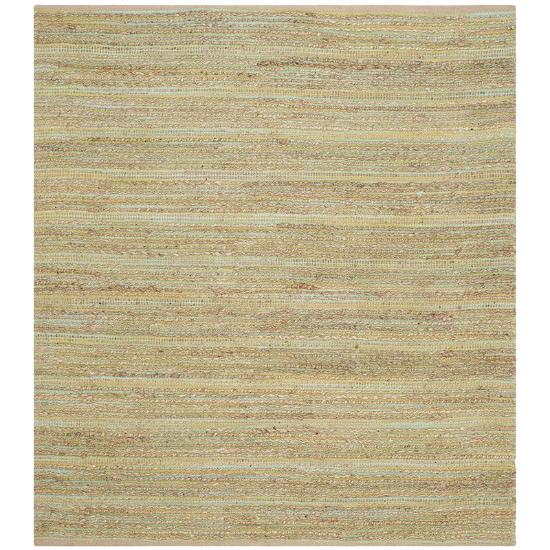 Safavieh Cape Cod 6' Square Hand Woven Rug in Green