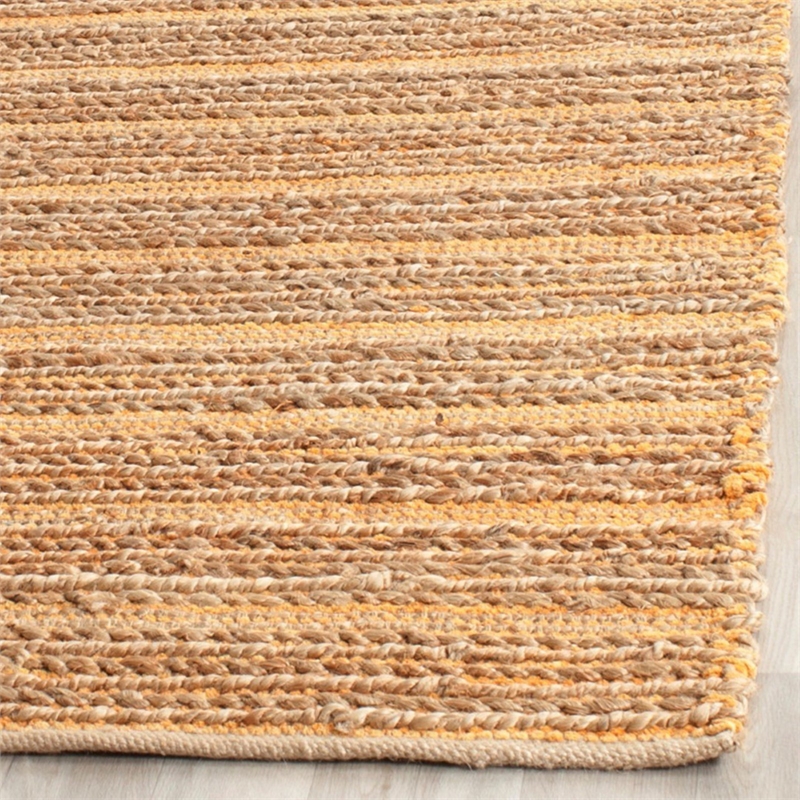 Safavieh Cape Cod 11' X 15' Hand Woven Jute and Cotton Rug in Aqua