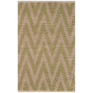 Safavieh Cape Cod 2'3&quot X 3'9&quot Hand Woven Rug in Natural and Green