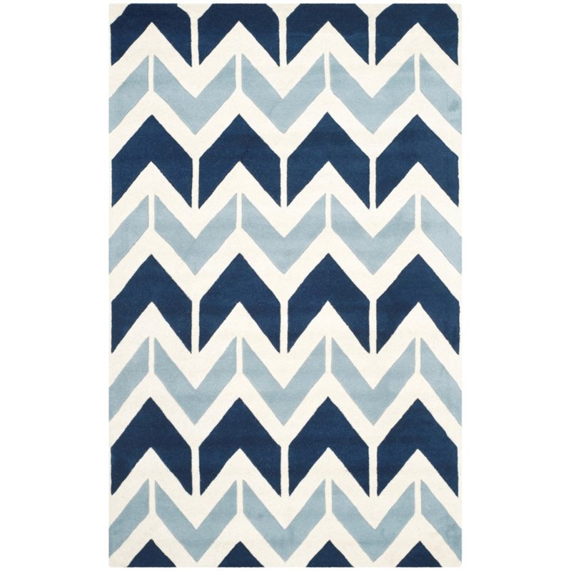 Safavieh Chatham 5' Round Hand Tufted Wool Rug