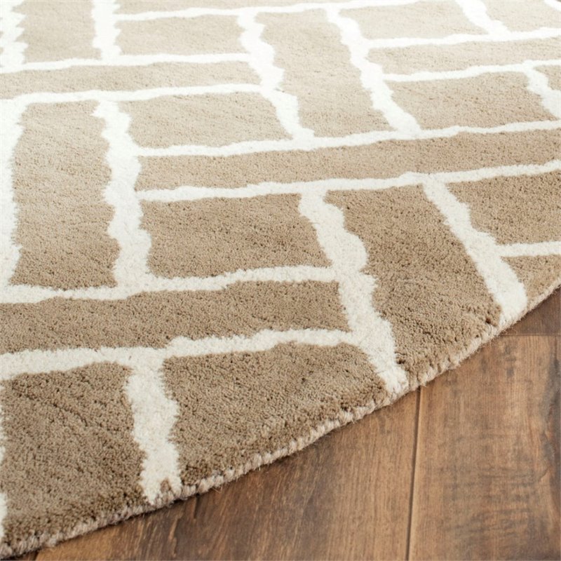 Safavieh Chatham 5' Square Hand Tufted Wool Rug