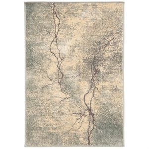 Safavieh Constellation Vintage 2' X 3' Power Loomed Rug in Light Gray