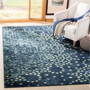 Safavieh Constellation Vintage 4' X 5'7&quot Power Loomed Rug in Blue