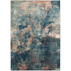 Safavieh Constellation Vintage 2' X 3' Power Loomed Rug in Light Blue