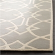 Safavieh Capri 2' X 3' Hand Tufted Wool Pile Rug in Gray and Ivory