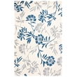 Safavieh Capri 5' X 8' Hand Tufted Wool Pile Rug in Ivory and Blue