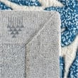 Safavieh Capri 5' X 8' Hand Tufted Wool Pile Rug in Ivory and Blue