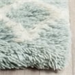 Safavieh Casablanca 4' X 6' Wool Hand Tufted Rug in Blue / Ivory
