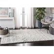 Safavieh Casablanca 4' X 6' Wool Hand Tufted Rug in Blue / Ivory
